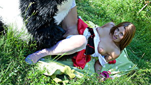 Red Riding Hood fucked outdoors